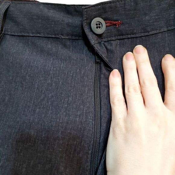 Tappa Threads Mens Gray Board Shorts Size 34 - Picture 3 of 12